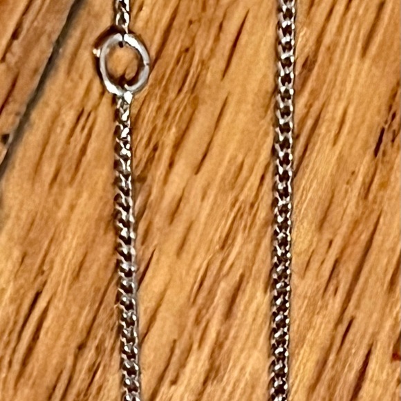 Swarovski Silver Teardrop Crystal Pendant in Circle Halo Sparkle Gift Minimalist - Picture 10 of 16
